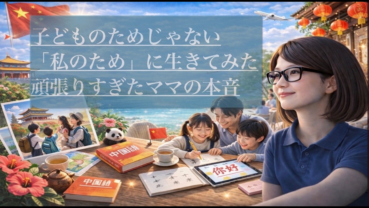 【動画解説】子どものためじゃない、「私のため」に生きてみた｜頑張りすぎたママの本音
