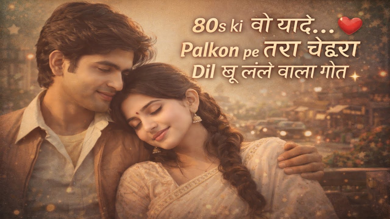 80s ki वो यादें… ❤️ | Palkon pe तेरा चेहरा | Dil छू लेने वाला गीत