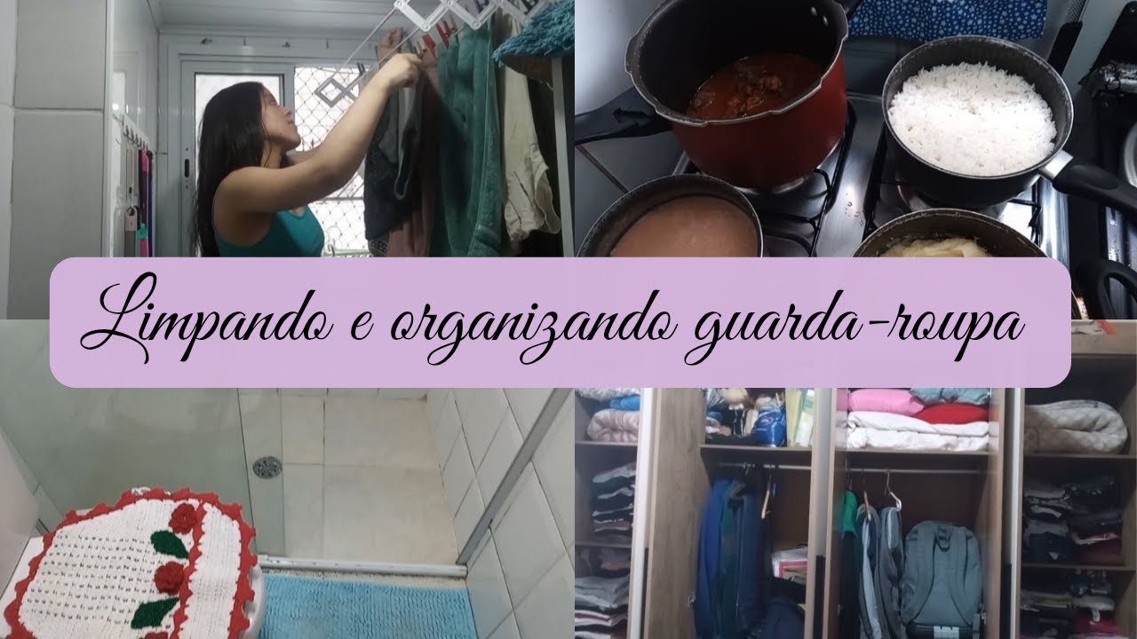 Vlog: Lavei roupas + almoço 😋