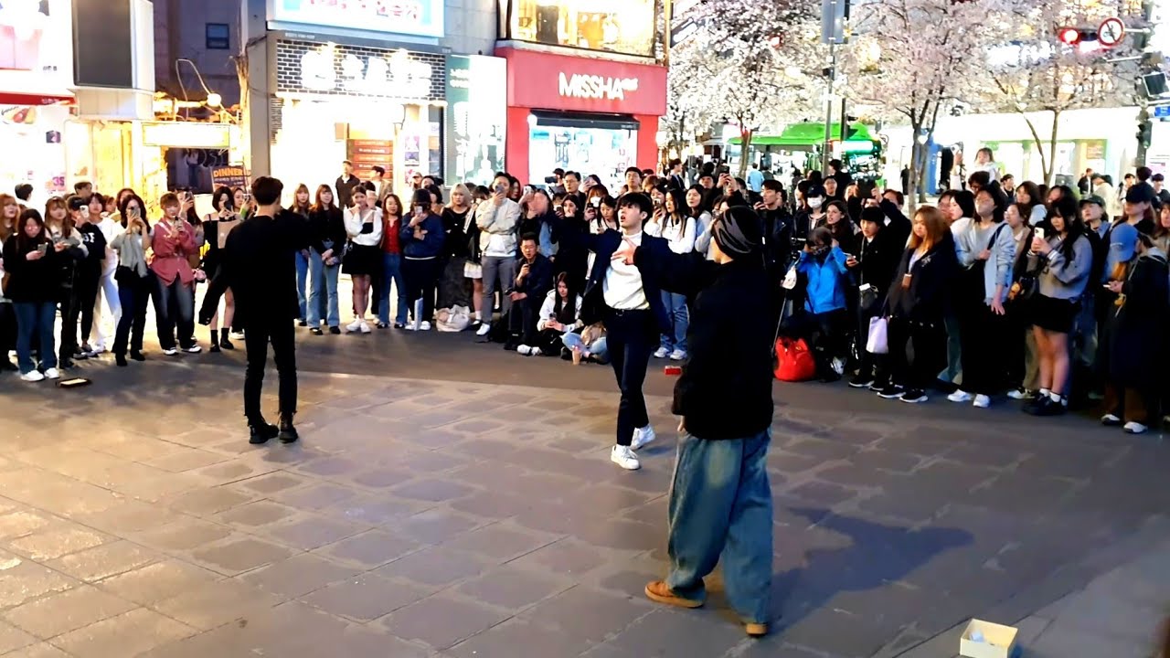 [STREET ARTIST] ONE OF. INTERACTIVE SINCHON BUSKING. 240404.