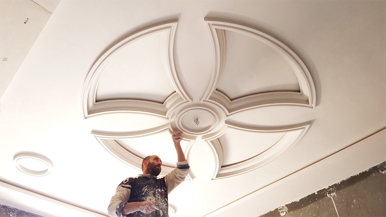 شرح مبسط لتركيب ديكور بالجبس من البداية الى النهايةInstalación de decoración de yeso