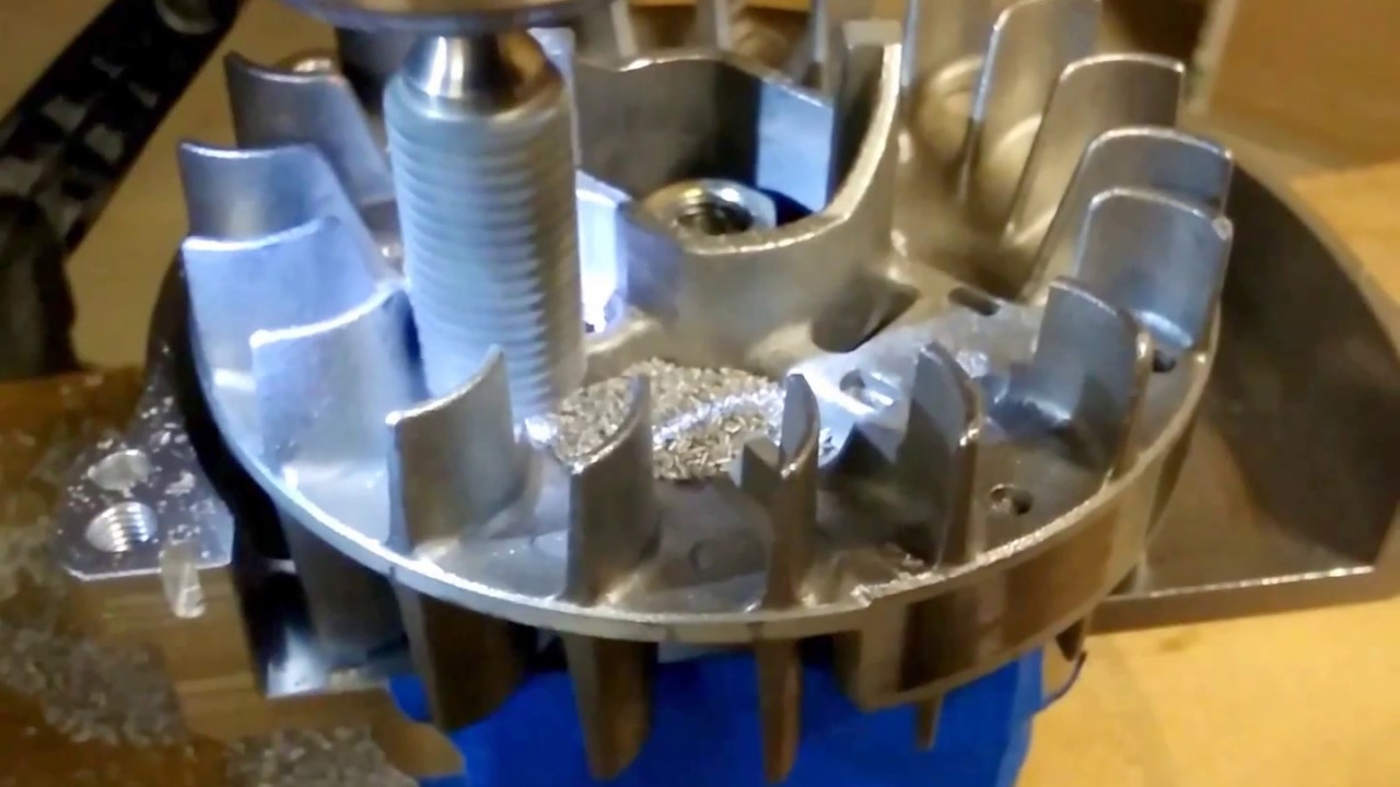 Machining & Lightening a Zenoah RC Flywheel