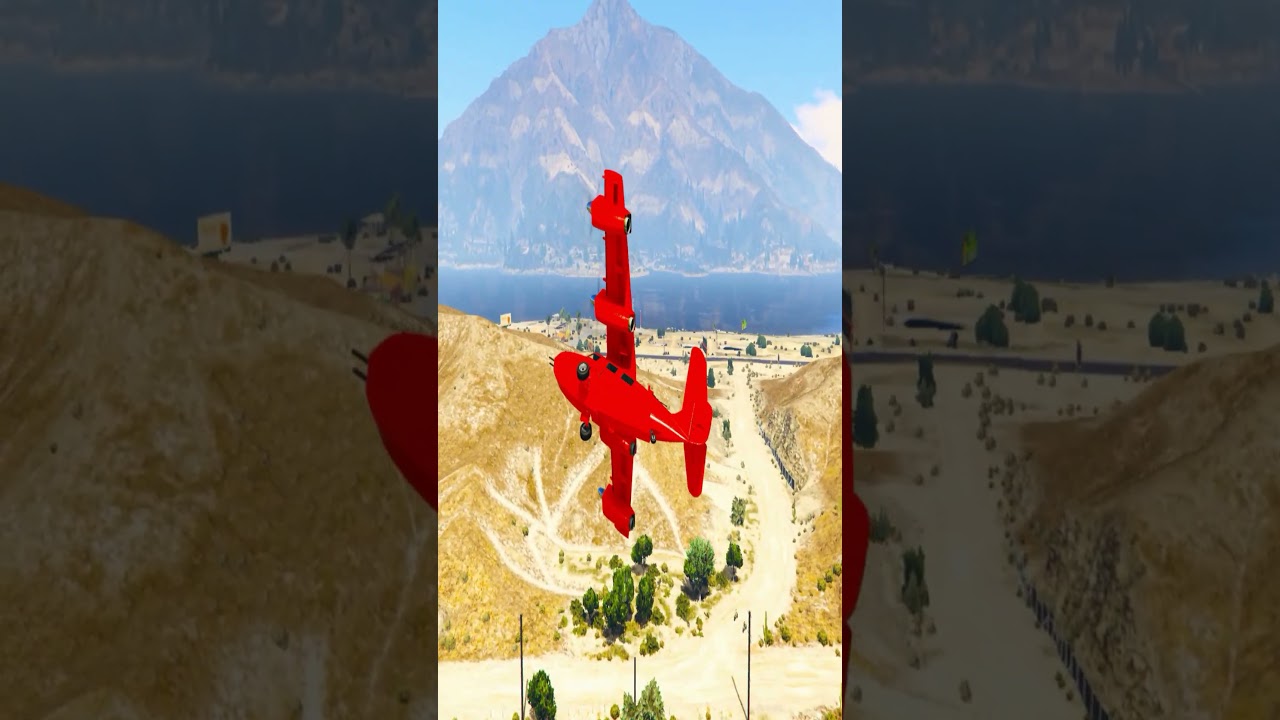 $100000000000 plane crash challenge with spider-man |#gta5