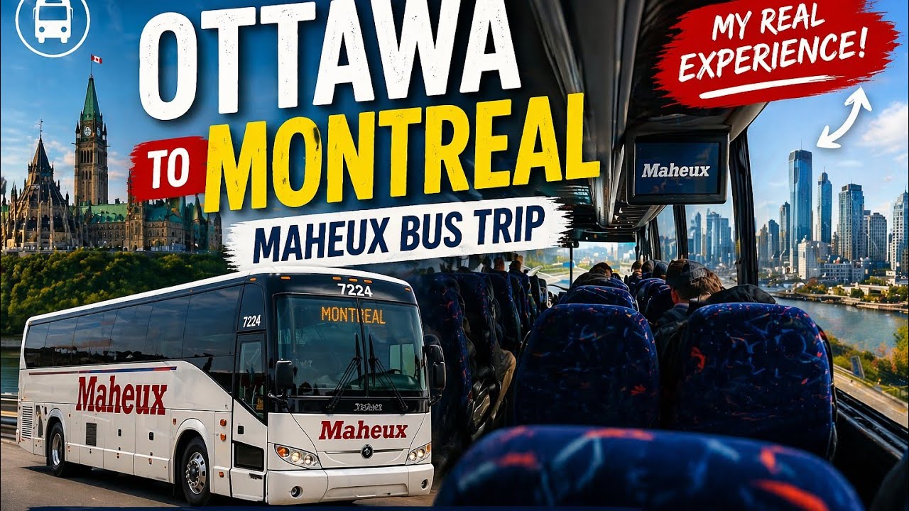 Ottawa to montreal | Maheux autobus Bus trip
