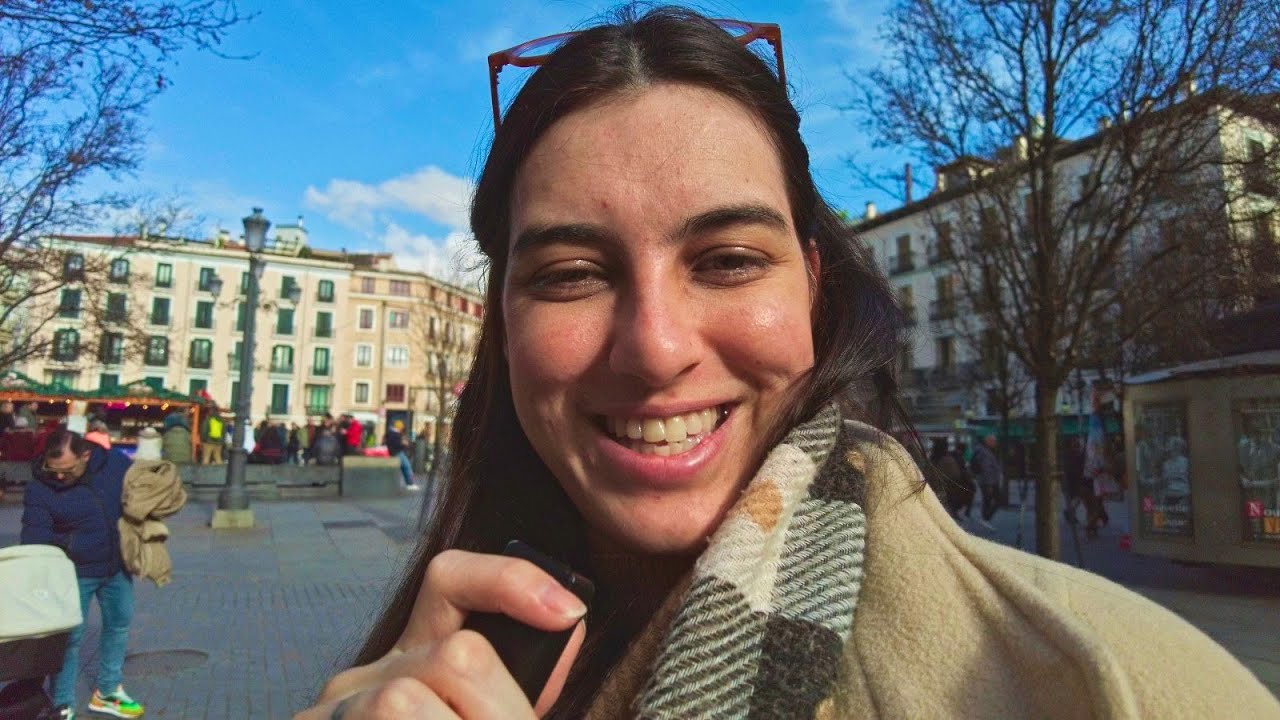 MADRID NOS RECEBENDO DE VOLTA COM CEU AZUL!!