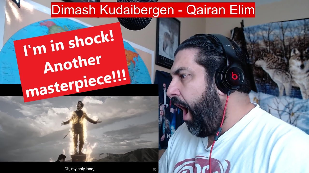 Новая песня Димаша Кудайбергена - Qairan Elim - Reaction с текстом на английском языке