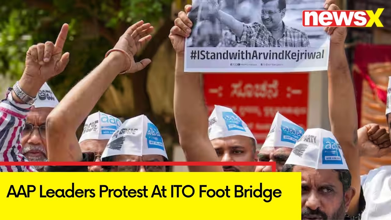 AAP Workers Hold Protest At ITO | Arvind Kejriwal Arrest Updates  | NewsX