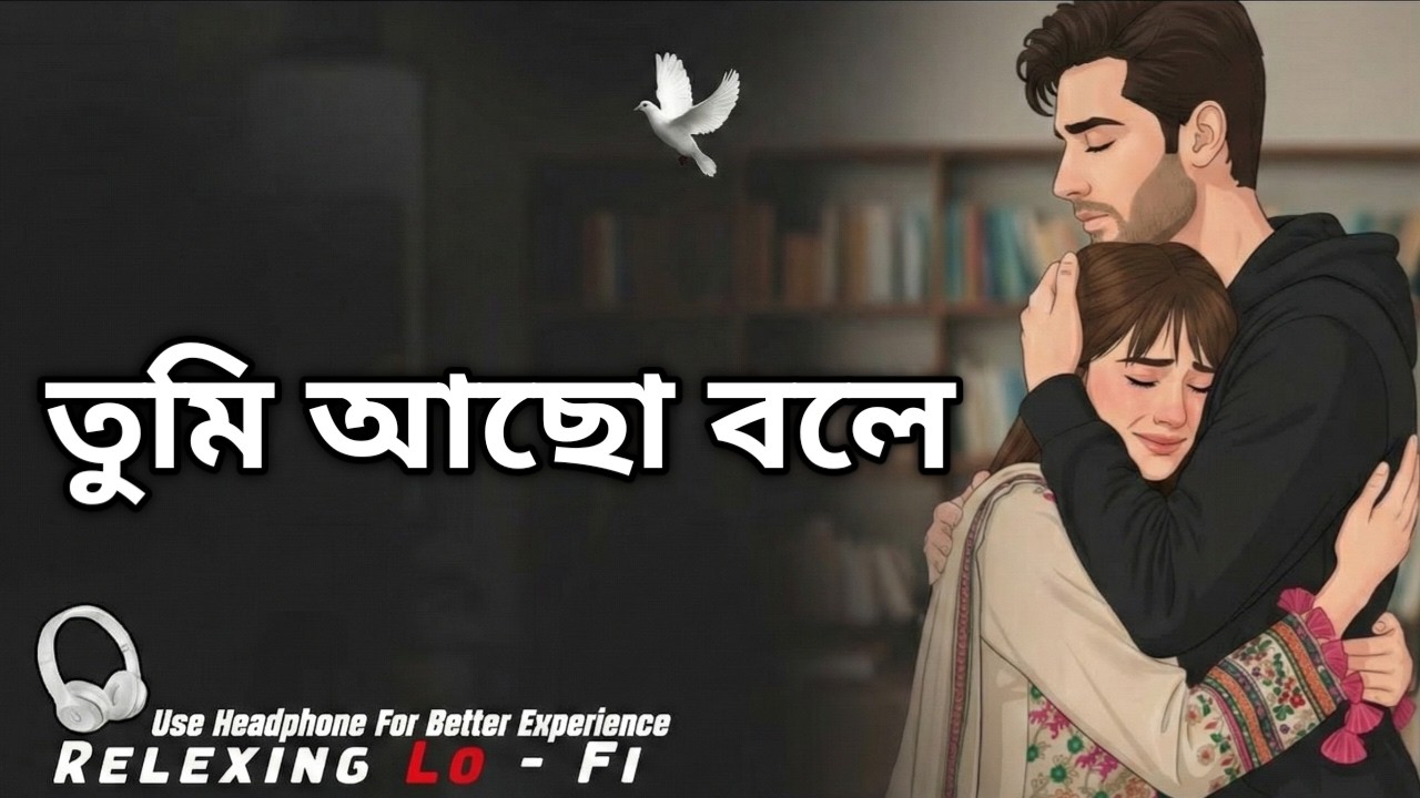 তুমি আছো বলে (Tumi Acho Bole) | Relaxing Lo-Fi Mix 🎧 | Slowed & Reverb | Aesthetic Bengali Lofi