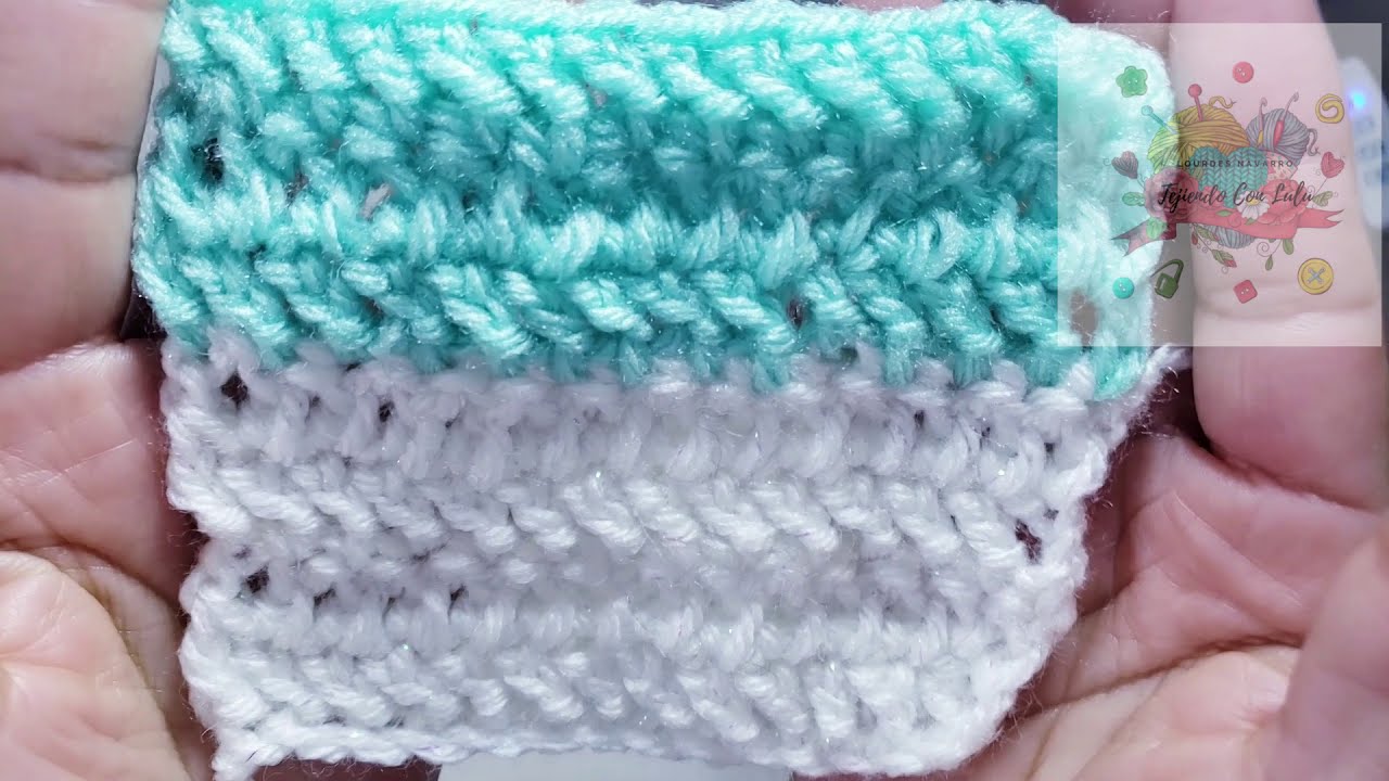 punto espina de pescado en crochet// el símbolo de este punto y como tejerlo