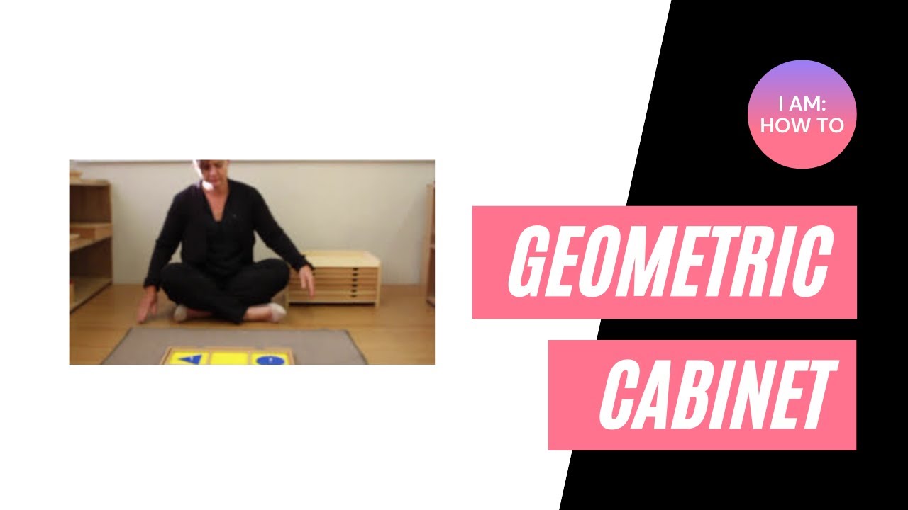 Geometric Cabinet Presentation Tray - Sensorial - Montessori