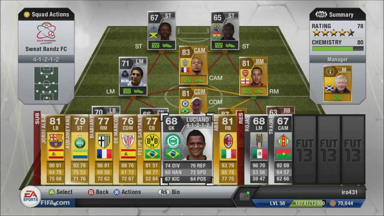 FIFA 13 Ultimate Team- Fastest Team Possible