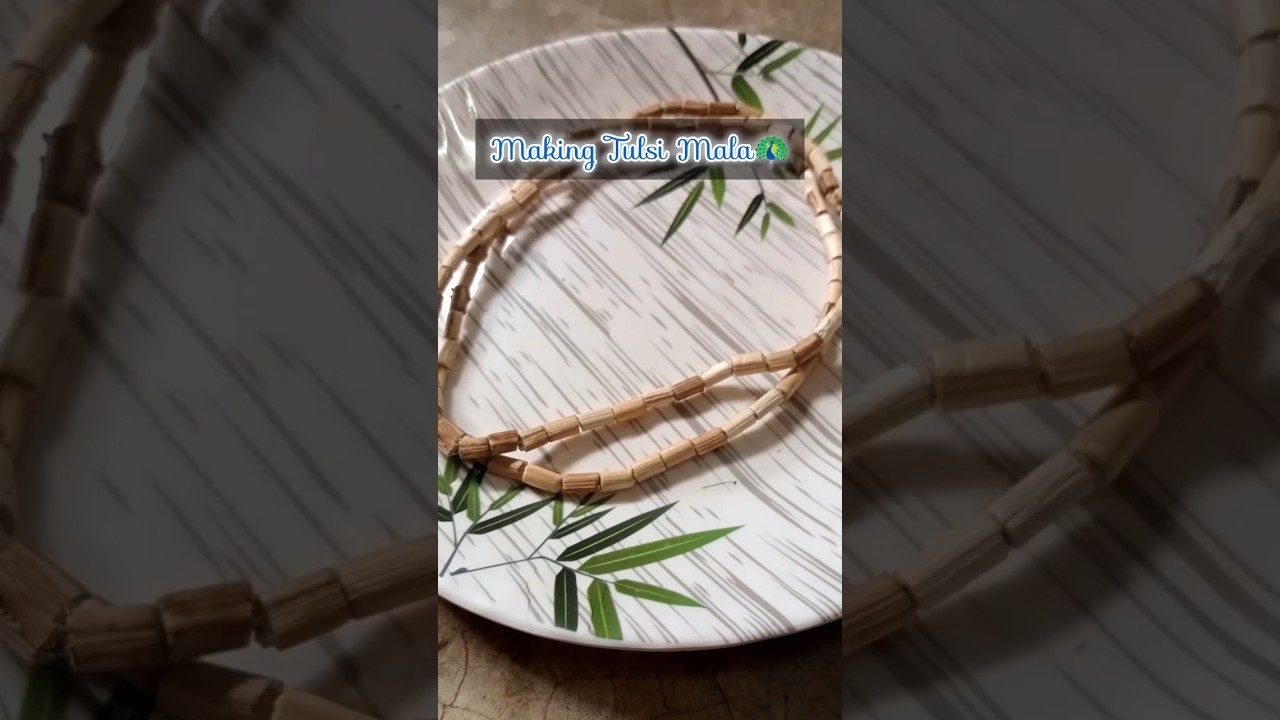 Homemade Tulsi mala 🦚 