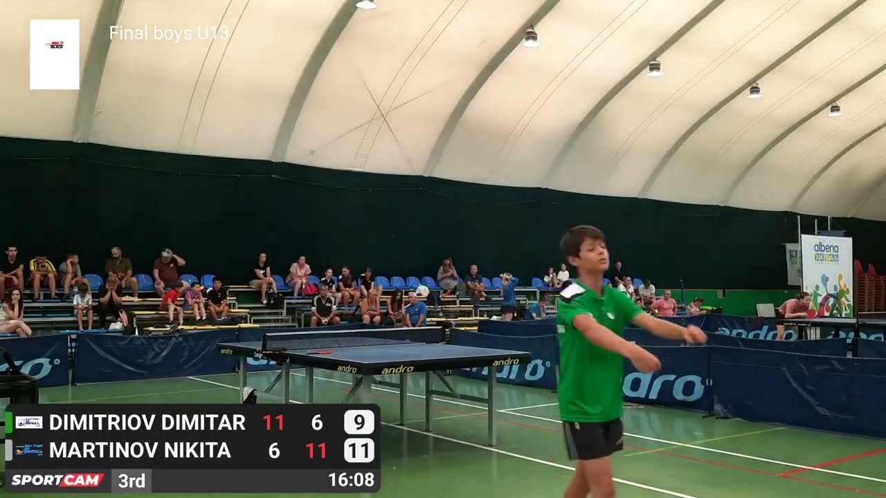 ALBENA 2025 - Dimitar Dimitrov - Nikita Martinov - U 13 FINAL