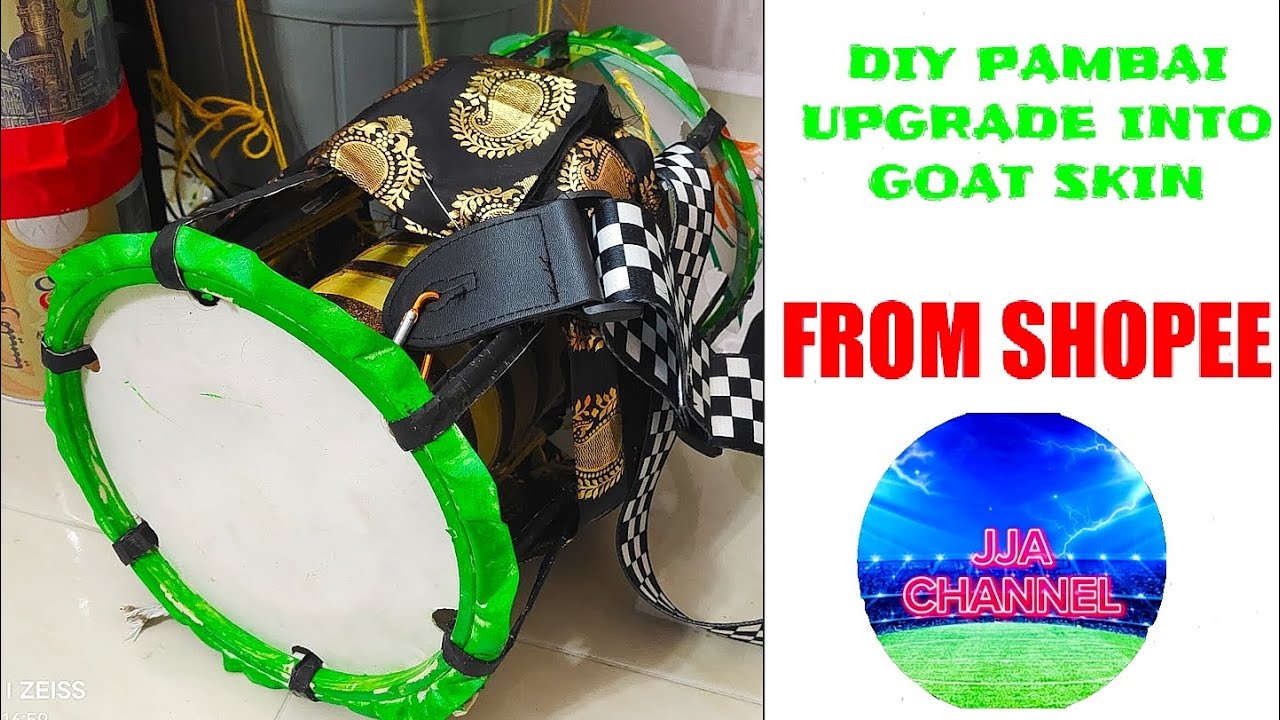 MY DIY PAMBAI UPGRADE INTO GOAT SKIN | FROM SHOPEE | JJA CHANNEL