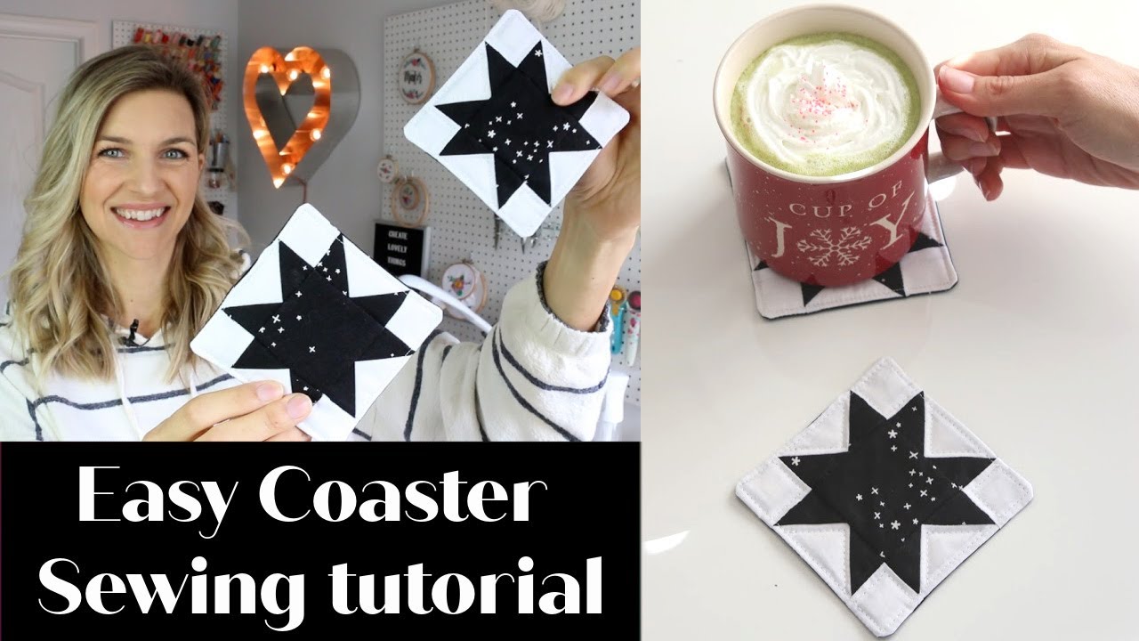 Star Coaster Sewing Tutorial - beginner friendly