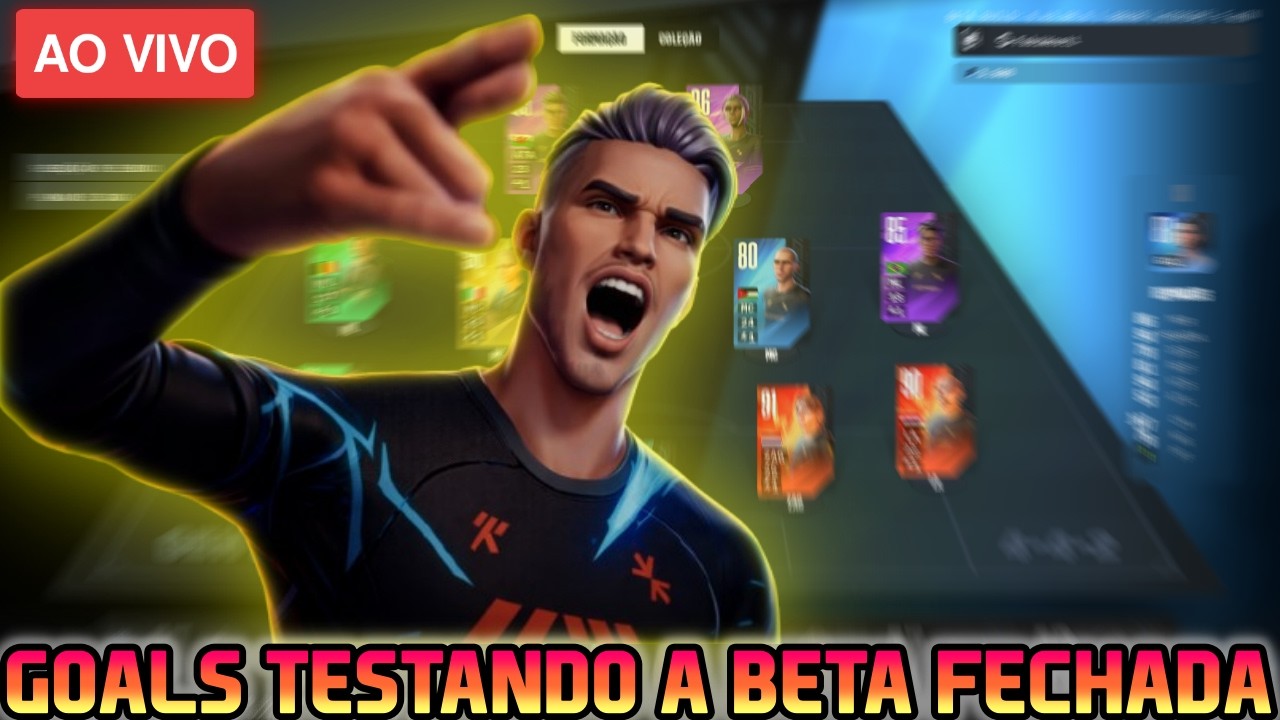 🔴 AO VIVO GOALS – TESTANDO A BETA FECHADA! PRIMEIRAS IMPRESSÕES E GAMEPLAY! ⚽🔥