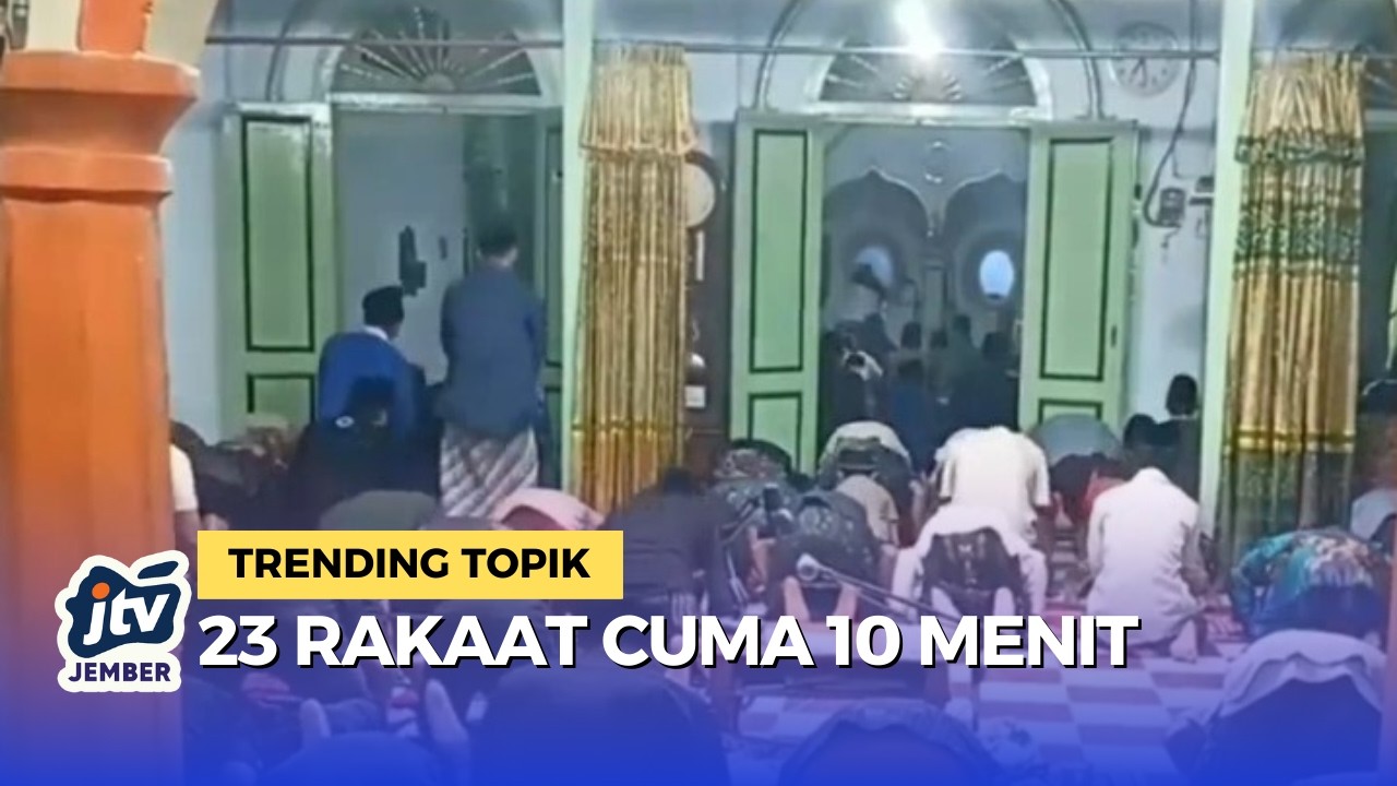 Tarawih 23 Rakaat Kurang dari 10 Menit, Tradisi Unik Pesantren di Blitar