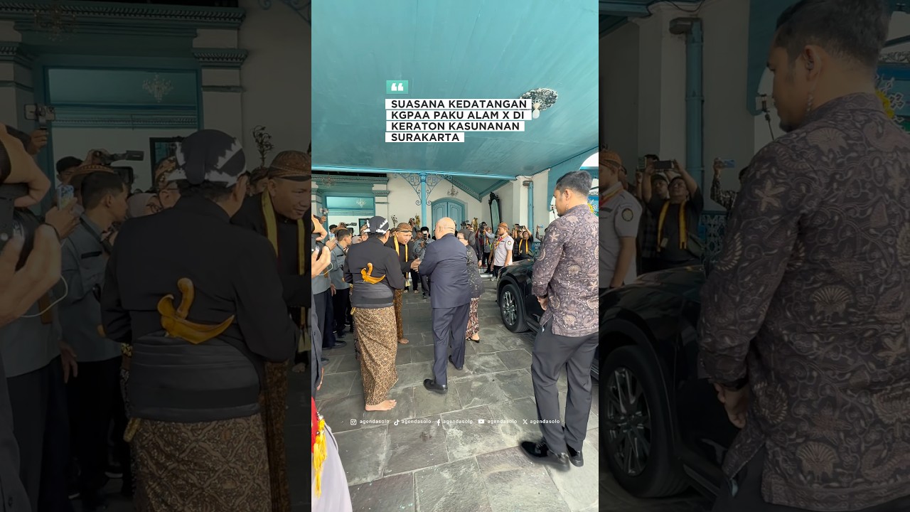 Kedatangan KGPAA Paku Alam X melayat Sinuhun Paku Buwono XIII