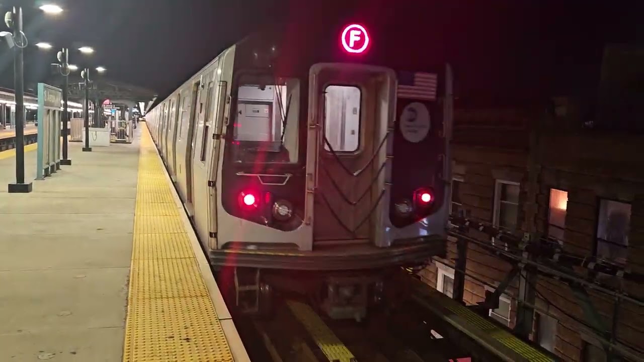 Gravesend-Kings Highway Bound F Train from Church Avenue To 18TH Avenue