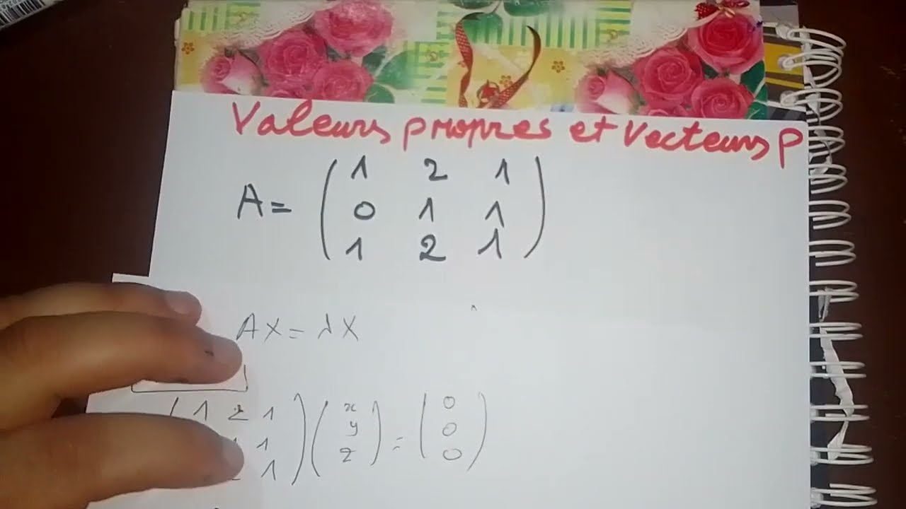 les_valeurs_propres ...#les_vecteurs_propres           القيم الذاتية للمصفوفة...الأشعة الذاتية