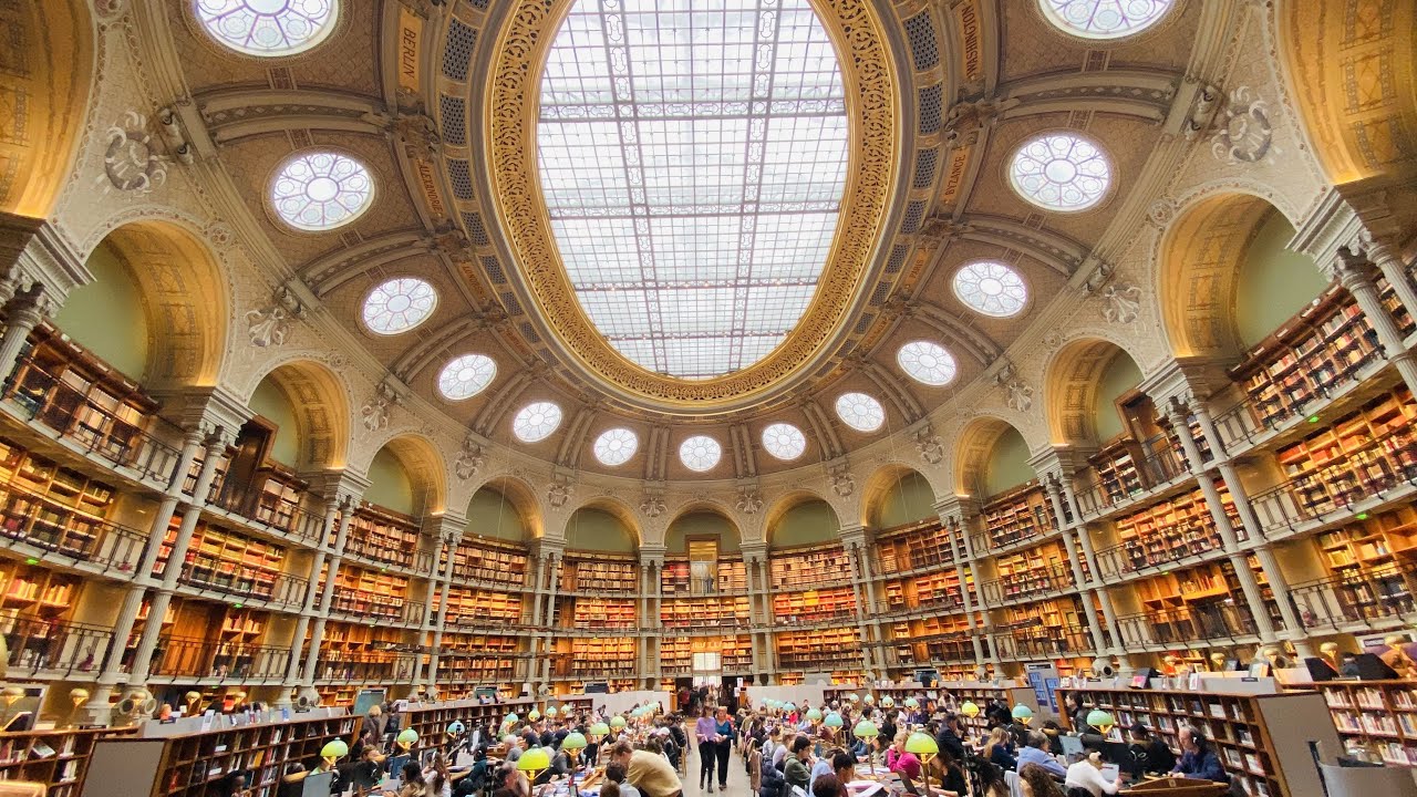 Salle ovale, Bibliothèque nationale de France (BnF) | Richelieu