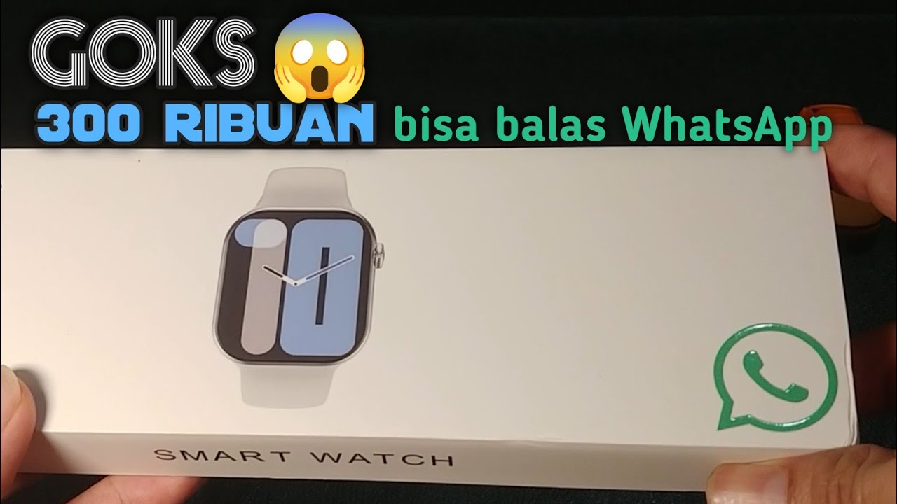 300 Ribuan Udah Bisa Balas WhatsApp! Unboxing dan Test Balas WA KIRO Smartwatch