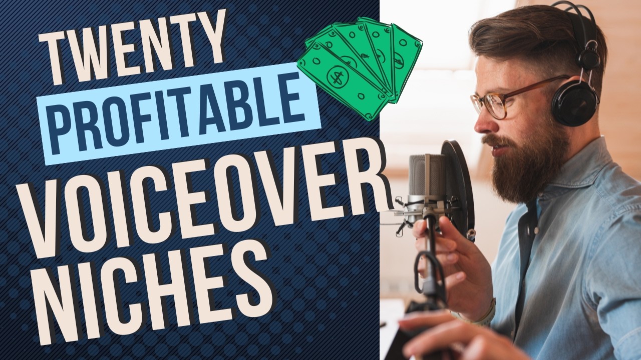 Discover YOUR Voiceover Niche! 20 Profitable Voice Acting Genres to Explore
