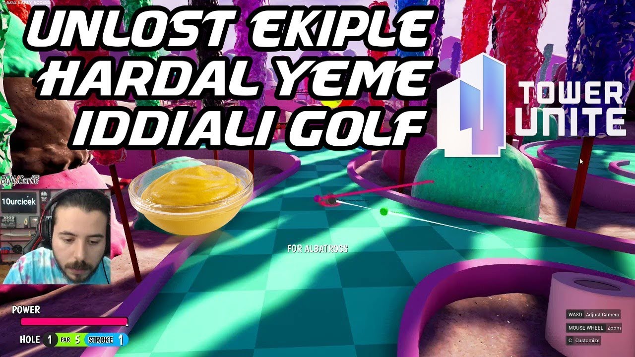 UNLOST EKİPLE HARDAL YEME İDDİALI GOLF TOWER UNİTE OYNUYOR (09.01.2018)
