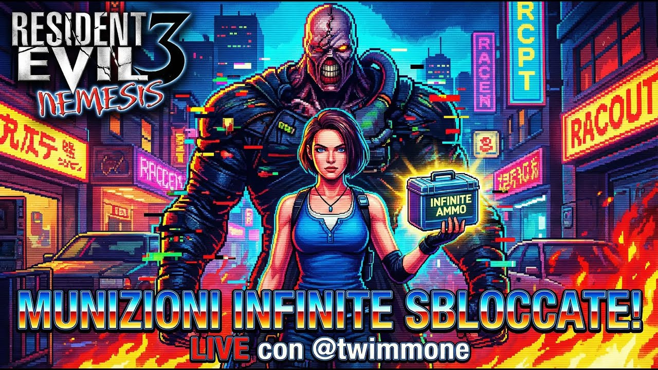 Sblocco la Valiggetta Munizioni Infinite su Resident Evil 3 Nemesis 1999! LIVE