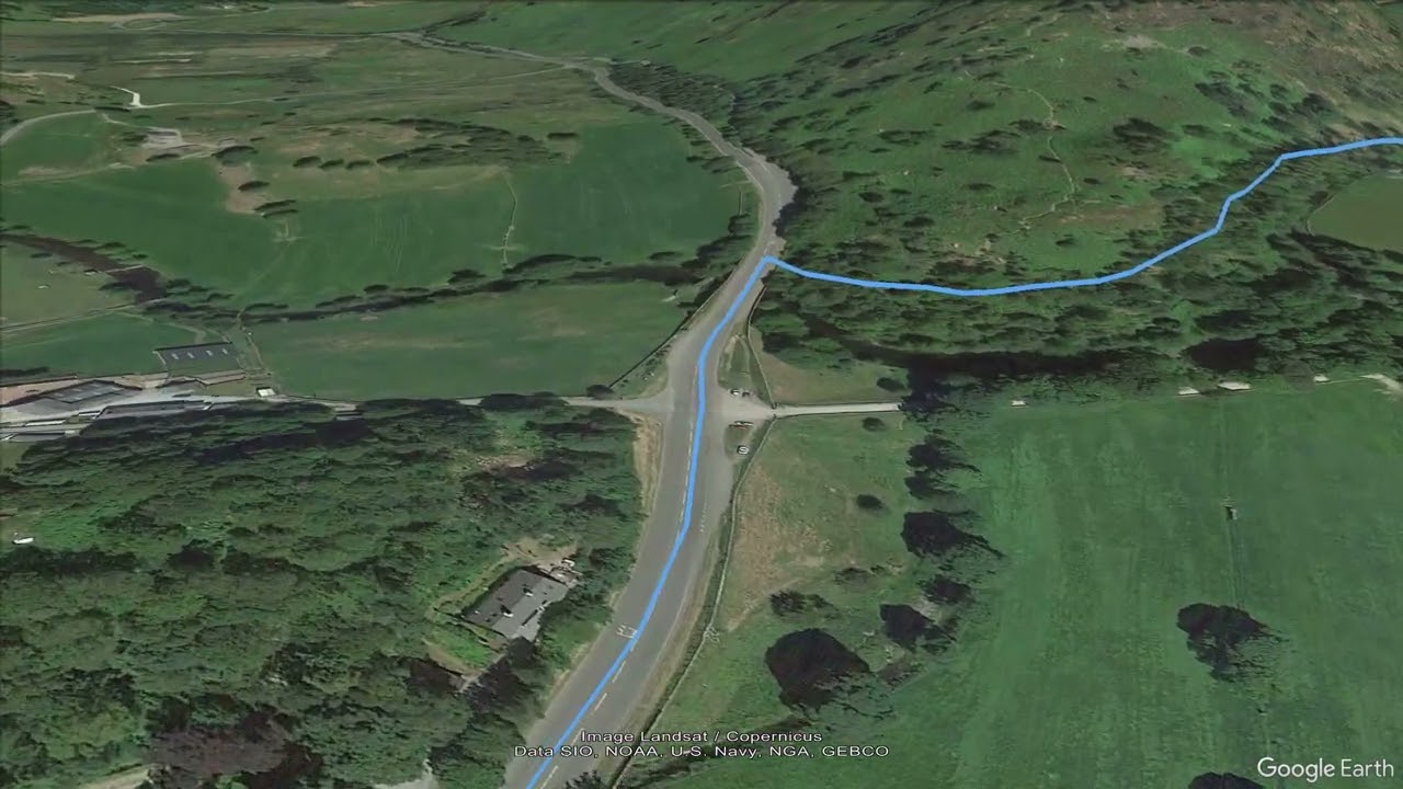 5 Valleys Track With Placemarks