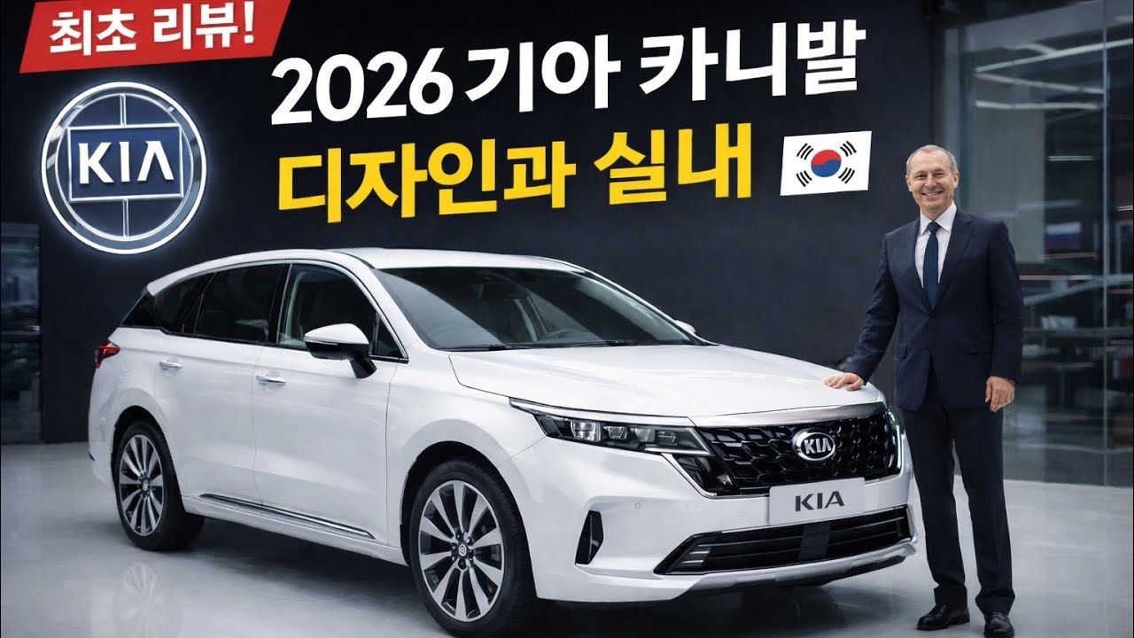 2026 기아 카니발 최초 공개 | 완전히 달라진 디자인·실내·가격 공개!