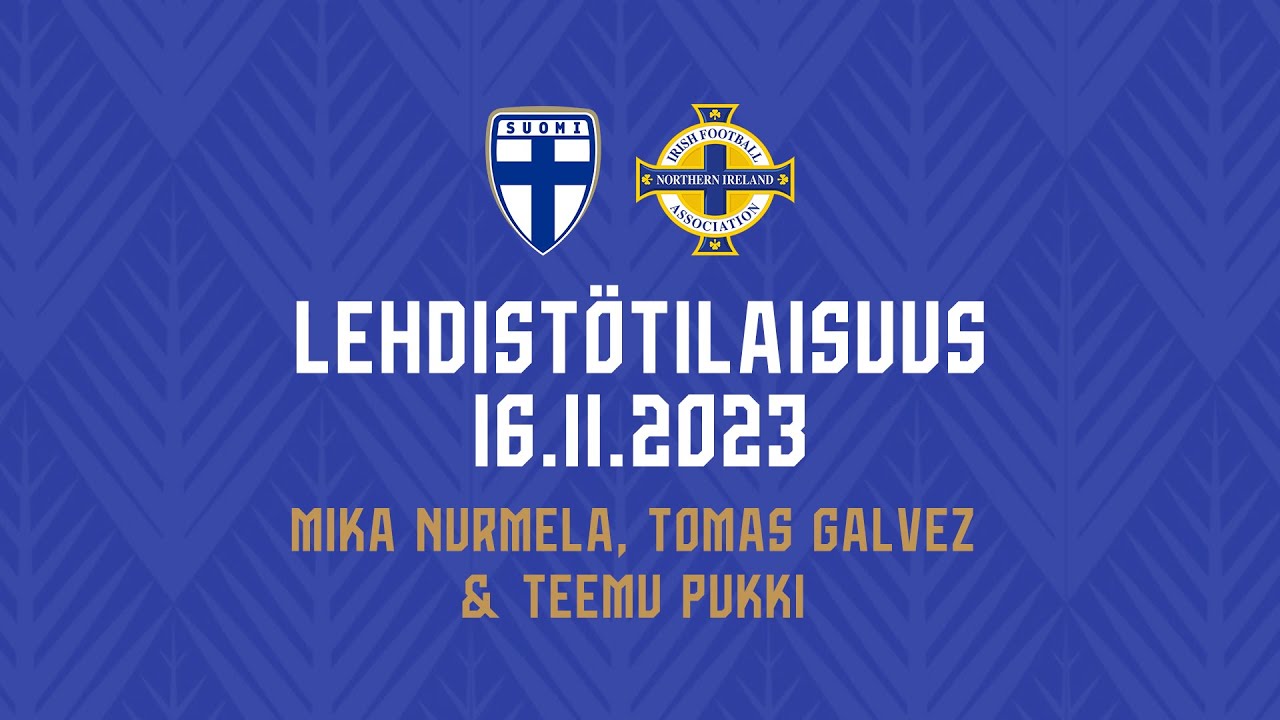 Lehdistötilaisuus | Mika Nurmela, Tomas Galvez & Teemu Pukki | 16.11. 16.45