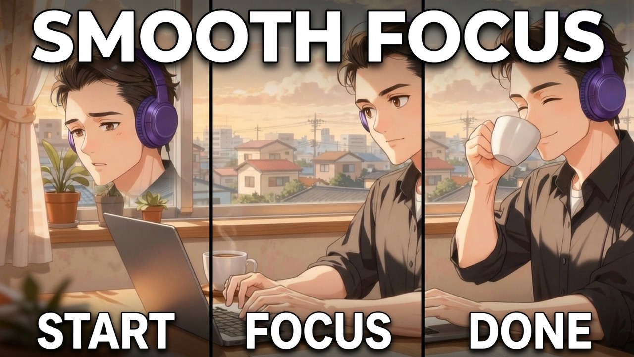 Smooth Focus - Lofi Beats to Get Things Done