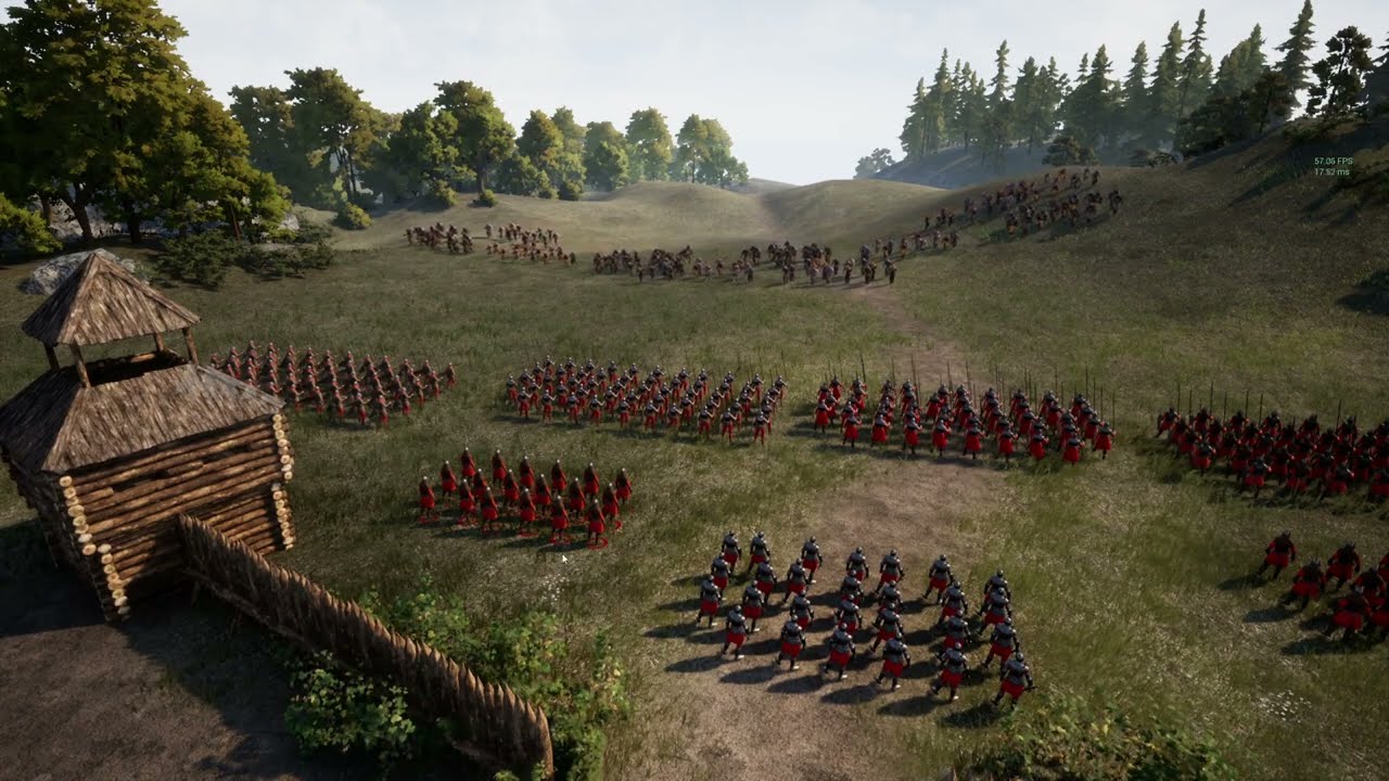 Unreal Engine 5 - Battles of Chaos - RTS combat test - 500 units