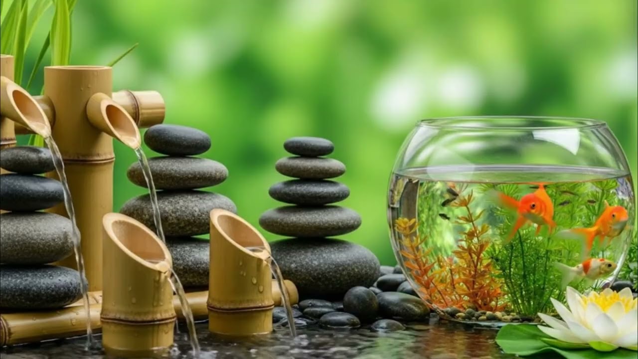Relaxing Music for Healing Water of the Paino Sounds🌿Relieves Stress, Anxiety & Depression