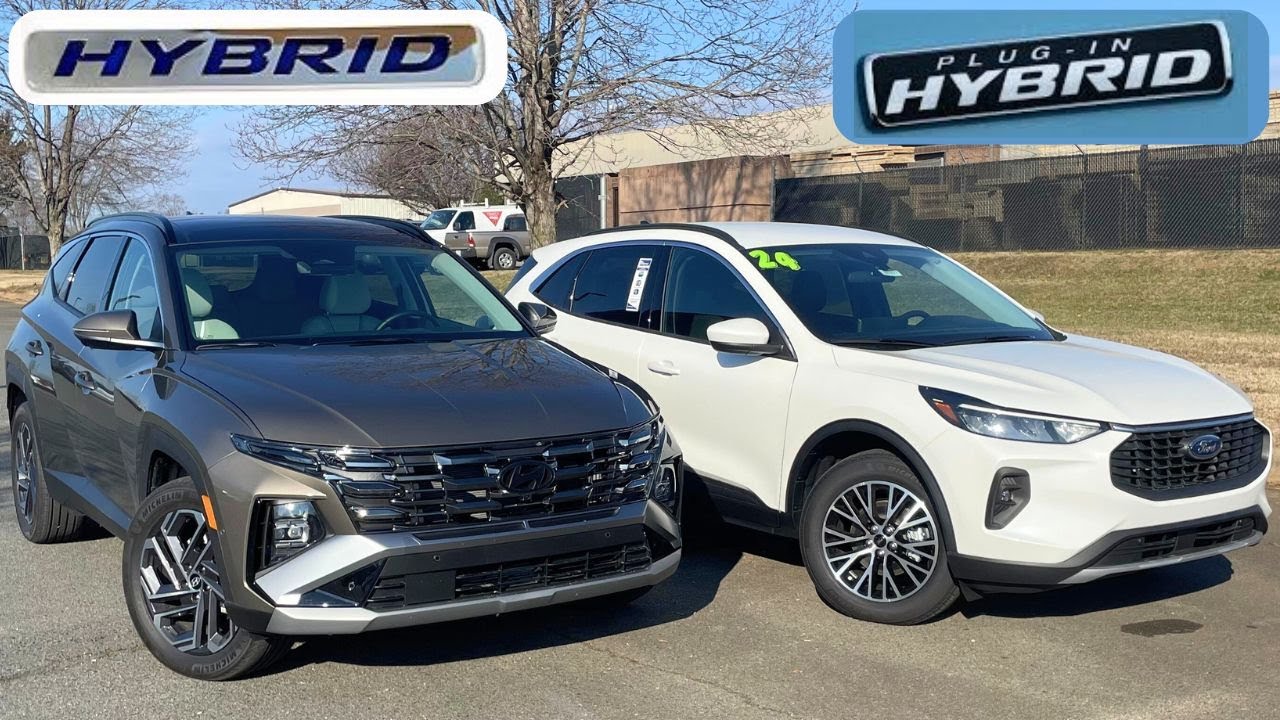 Want a HYBRID SUV? Watch This 2025 Hyundai Tuscon Hybrid VS Ford Escape Plug-in Hybrid Comparison!