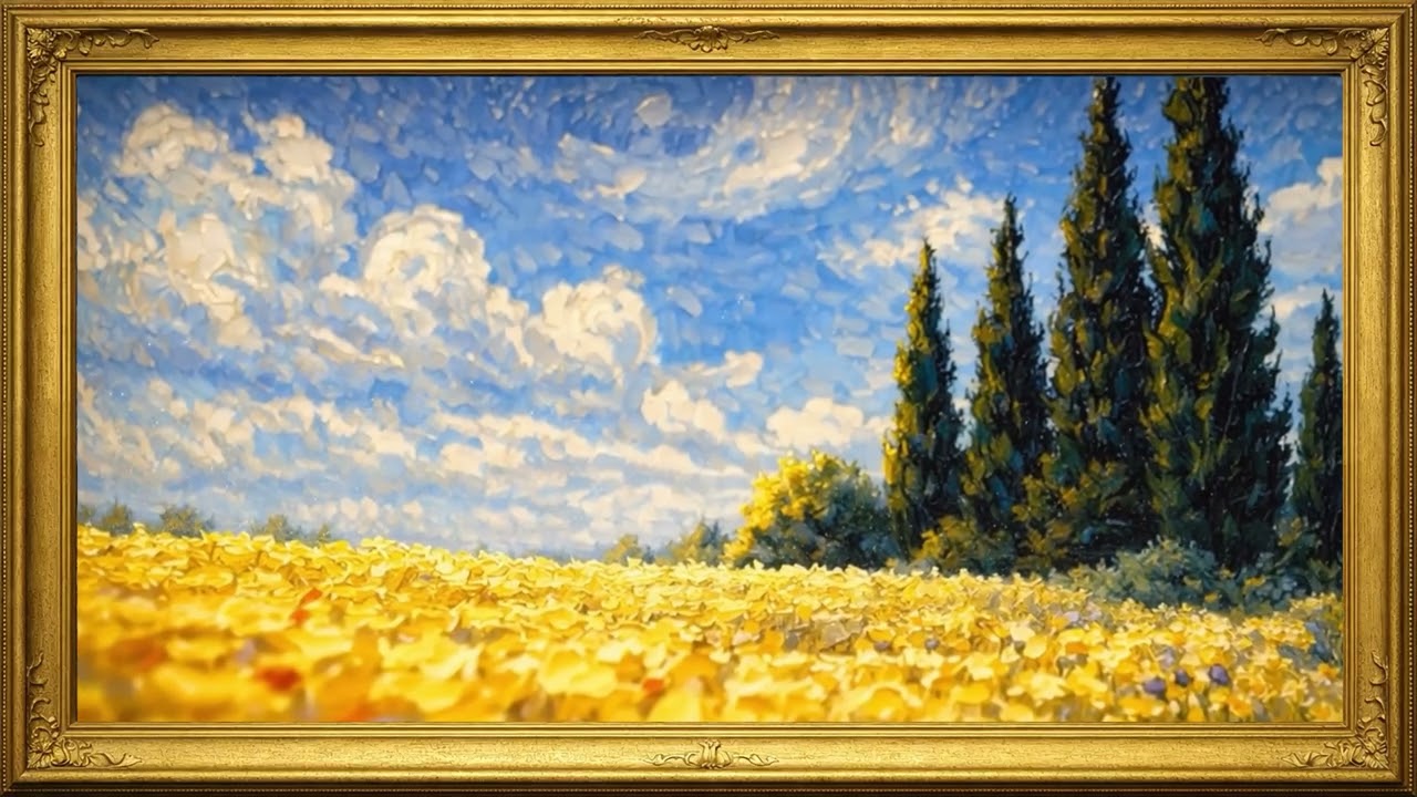Relaxing Nature 2K Landscape for TV | Ambient Paintings | Calm Background Screensaver