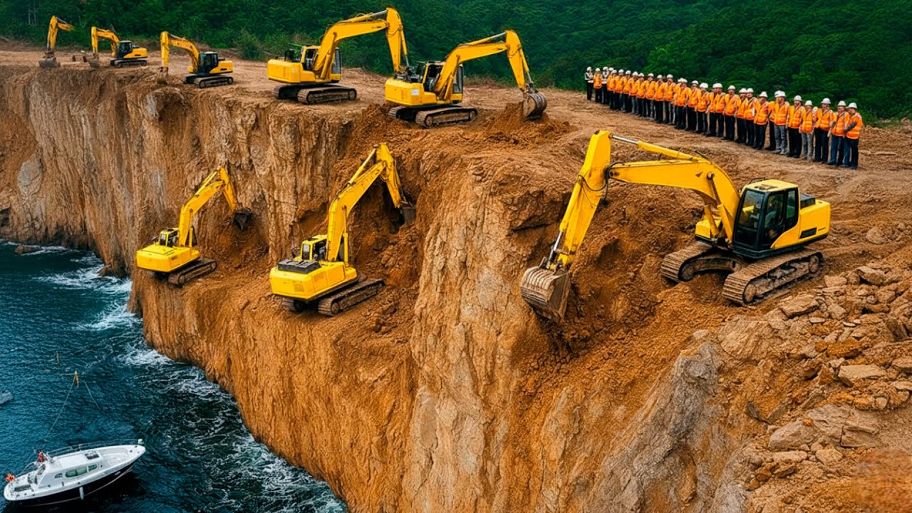 Noruega Está Cortando Uma Montanha Ao Meio Para Criar O Primeiro Túnel De Navios