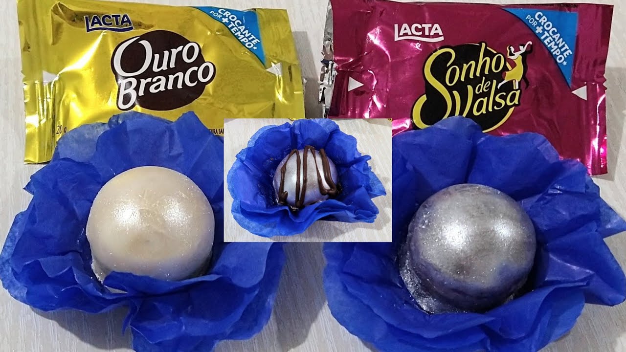 Bombons para decorar sua mesa (Ouro branco e Sonho de valsa)