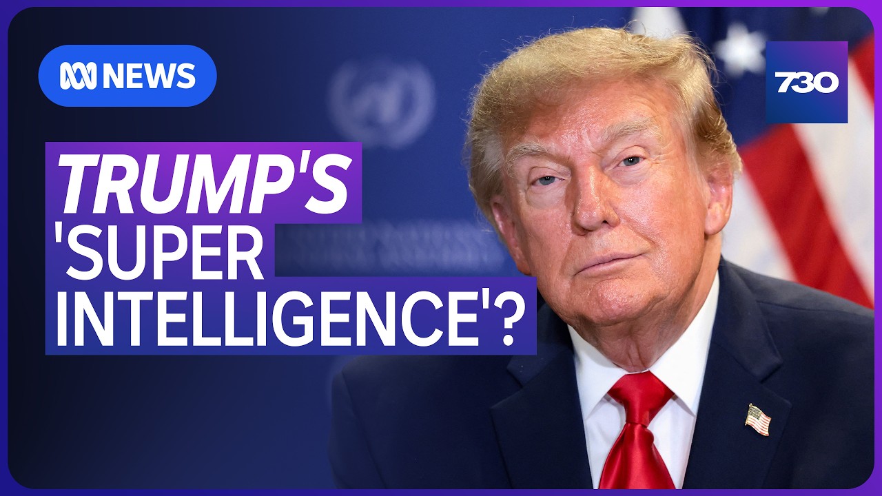 Trump rejects pleas for AI safeguards despite global push at UN | 7.30