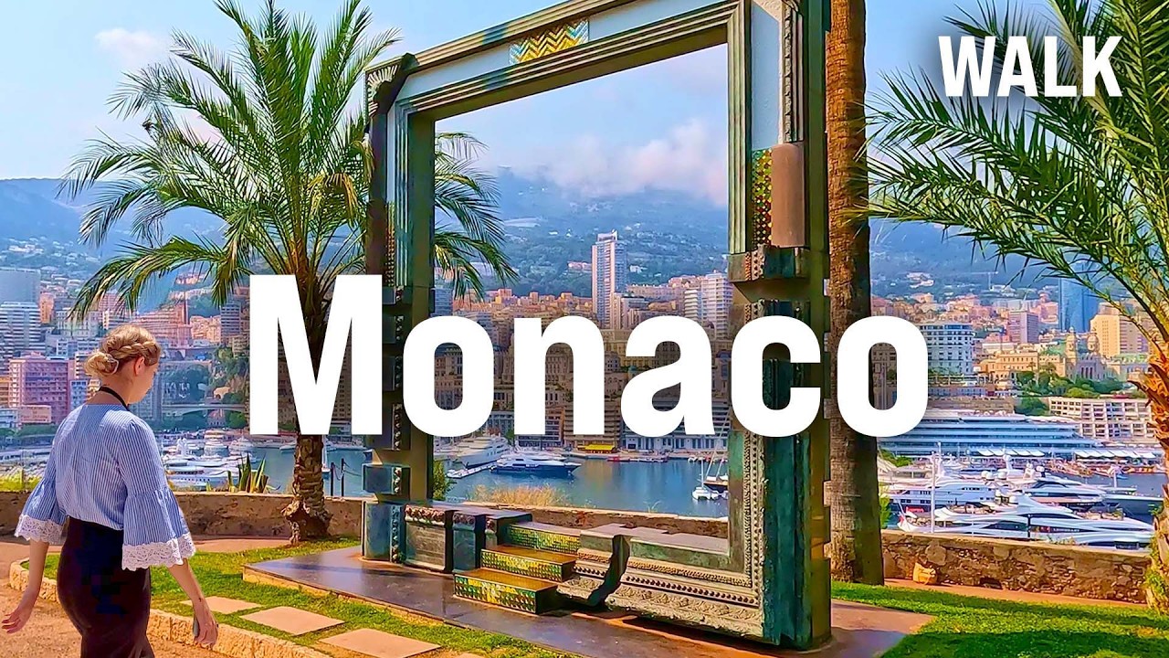 Monte Carlo, MONACO 4K Walking Tour - Captions & Immersive Sound [4K Ultra HD/60fps]