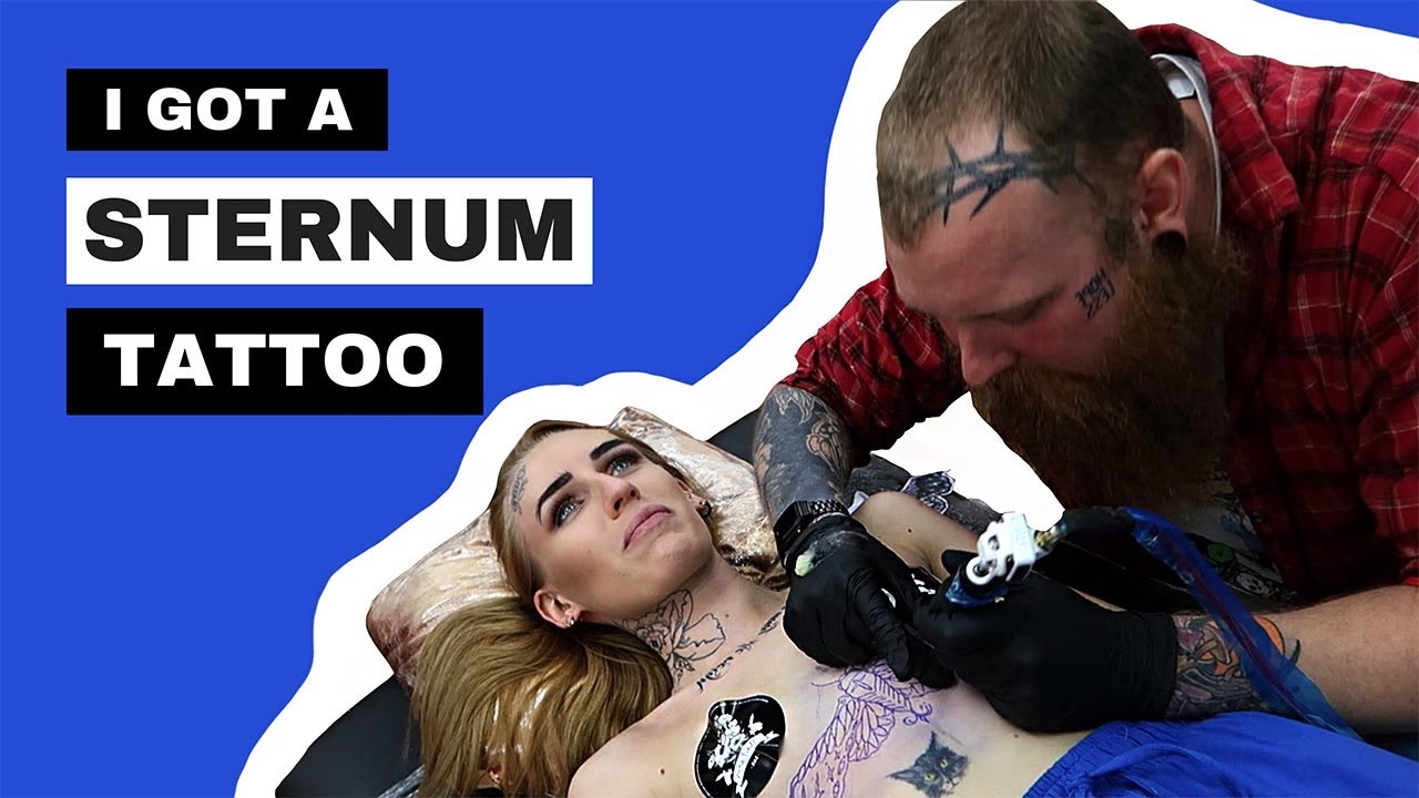 I GOT A STERNUM TATTOO (SO PAINFUL!!)