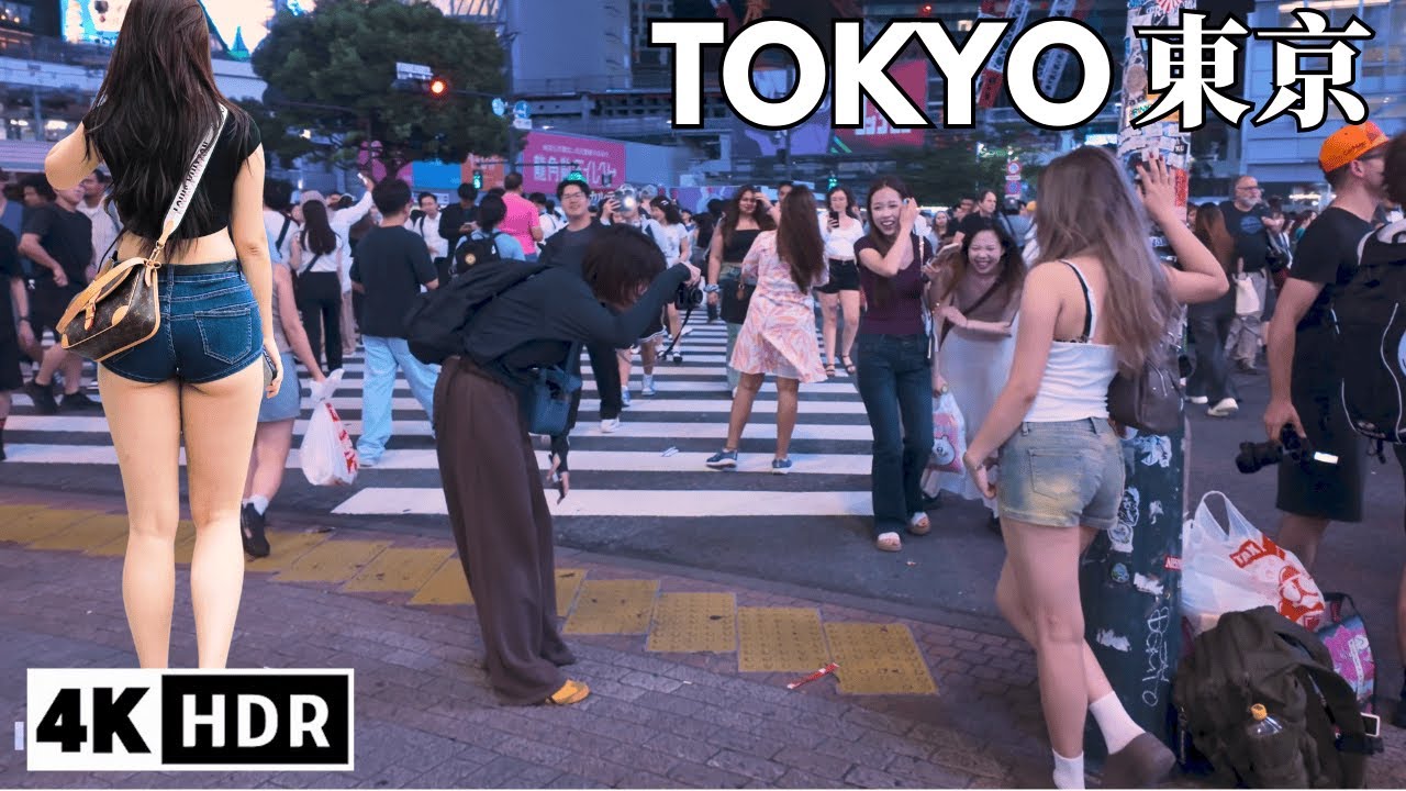Tokyo Night Walk from Omotesando (表參道) to Shibuya (渋谷) | Japan Walking Tour 4K HDR
