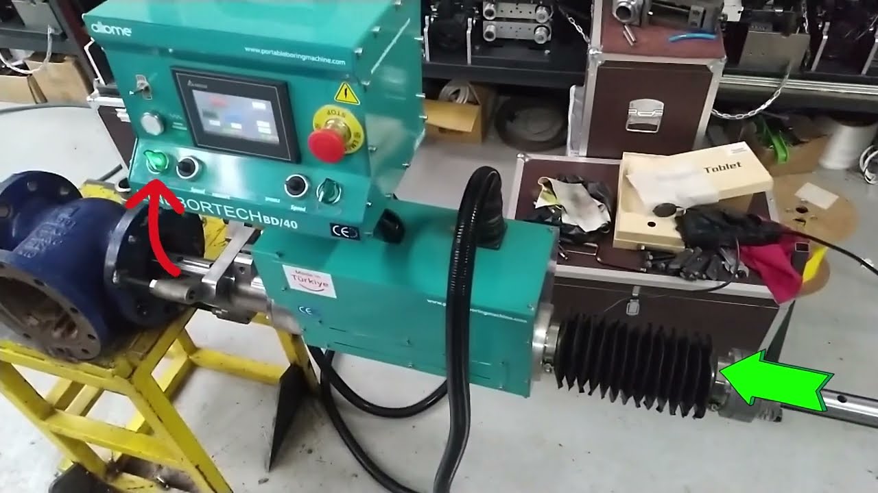 Portable Line Boring Machine Control Panel