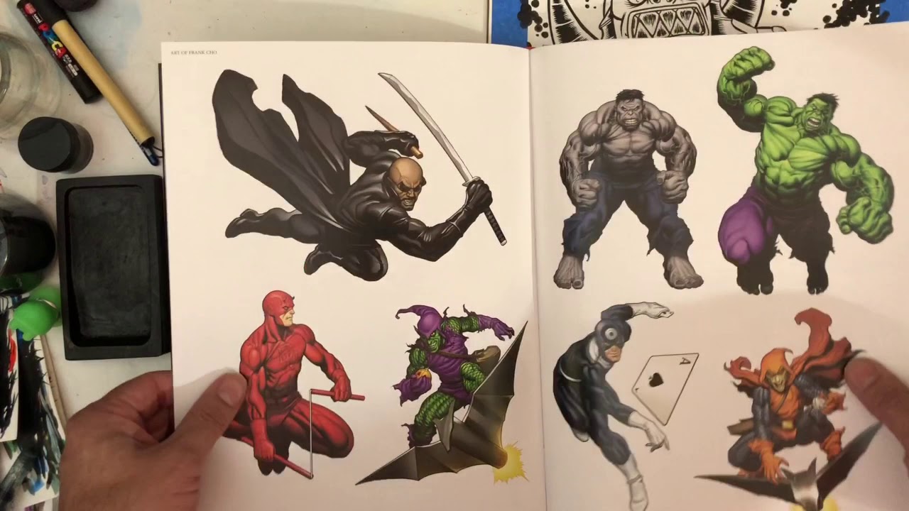 Unboxing Of Frank Cho’s 20 Year Of Art Book
