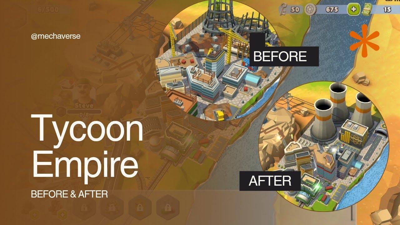 TYCOON EMPIRE || saya membangun tambang bijih besi dan batu bara. 👏🏽#tycoon #empire 