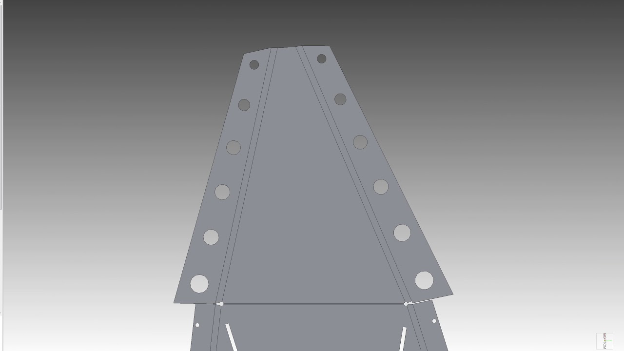 Corner relief cut
