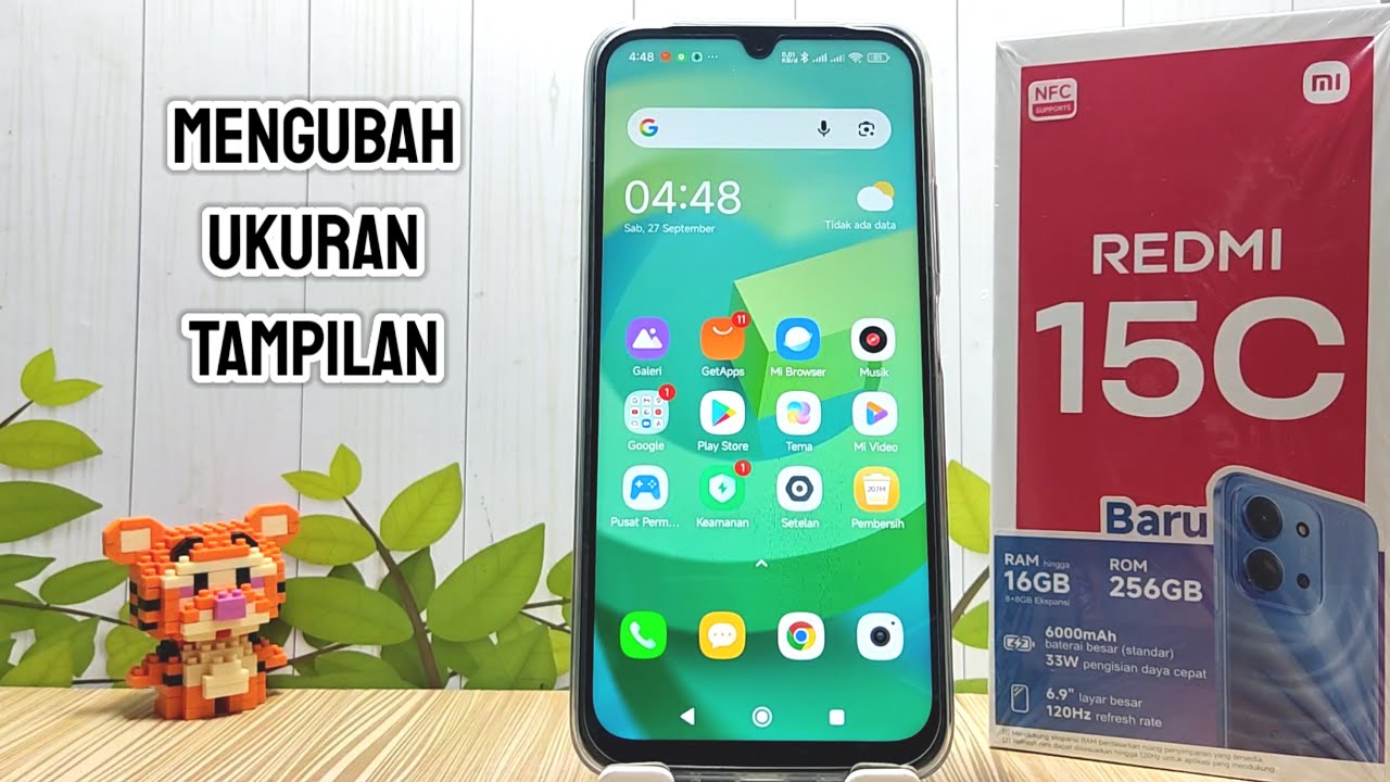 Cara Mengubah Ukuran Tampilan Di Hp Xiaomi Redmi 15C
