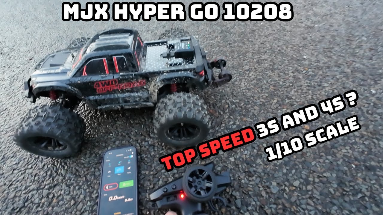 MJX 10208 V2 1/10 Scale | Top Speed 3S and 4S | This Machine is Ultimate