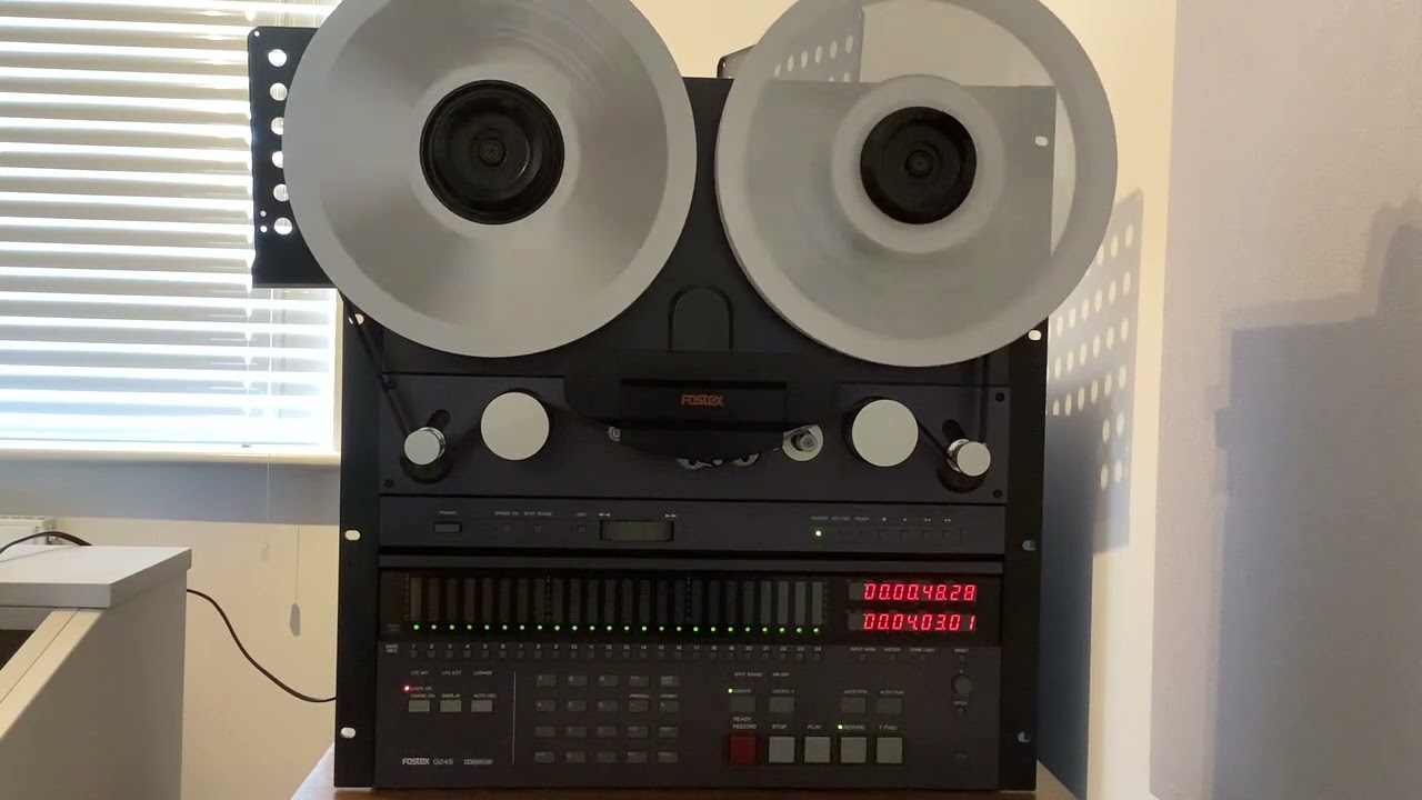 Fostex G24S Analogue Tape Machine demo
